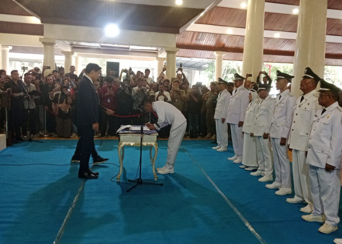 138 Kuwu Dilantik, Bupati Lucky Kuwu Harus Inovatif, dan Fokus Tingkatkan Kesejahteraan Rakyat