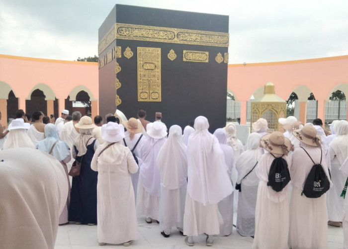 Praktik Manasik Haji,  Kepala KUA Balongan  Ingin Jamaah Lebih Siap saat Ibadah di Tanah Suci 