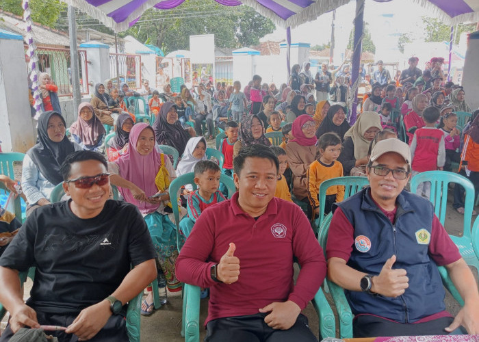 Gebyar Panyingkiran Kidul KKN STIKes Indramayu Meriah 