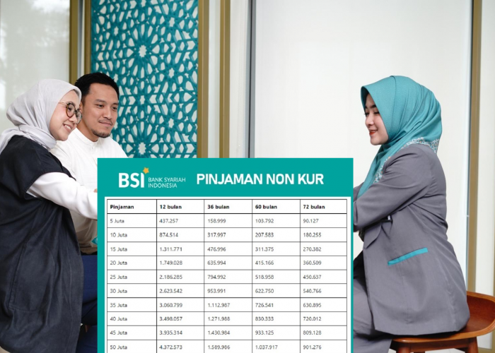 Cicilan Ringan Cuma Rp2 Jutaan saja, Ini Update Terbaru Pinjaman Non KUR BSI 2025, Pinjaman Hingga Rp100 Juta!