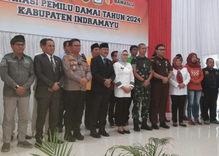 Polres Indramayu Gelar Deklarasi Damai Pemilu 2024