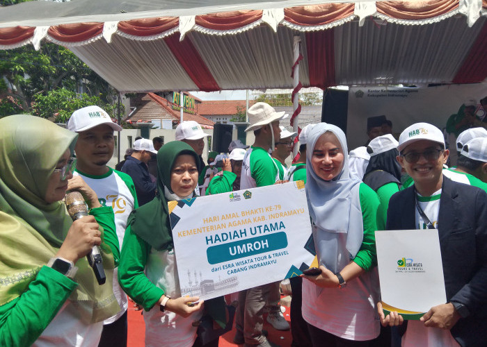 Jalan Santai Hari Amal Bakti Kemenag Berlangsung Meriah 