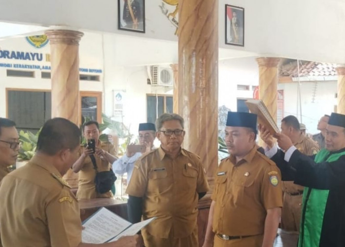 Casmudi Dilantik Jadi Pj Kuwu Tersana