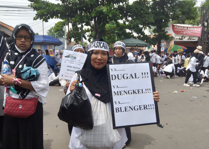 Ribuan Guru Honorer se-Indramayu Menolak PPPK Paruh Waktu, Berharap Diangkat PPPK Penuh Waktu