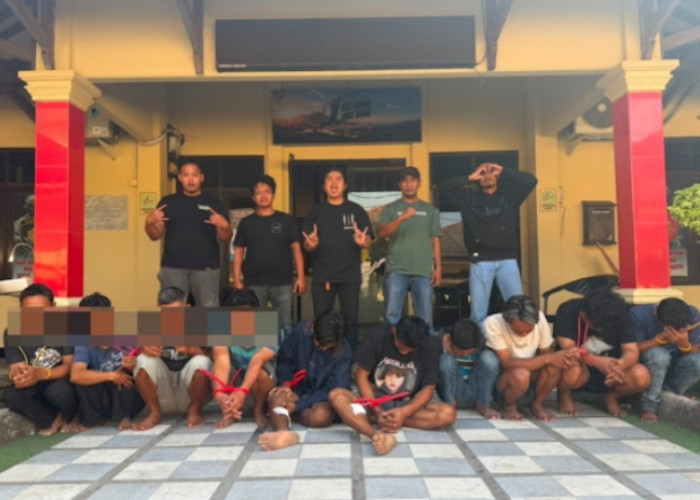 10 Pelaku Spesialis Bobol Rumah Lintas Kabupaten Berhasil Diringkus Polisi