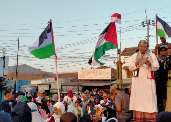 Aksi Haurgeulis Bersatu Bela Palestine, Tuntut Tindakan Konkret Pemerintah Bela Rakyat Palestina
