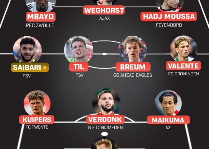 Aksi Gemilang Calvin Verdonk! Masuk Starting XI Team of the Week Eredivisie Pekan ke-14