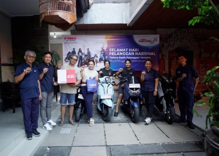 Rayakan Hari Pelanggan Nasional Bersama Yamaha, Hadirkan Kejutan Bentuk Apresiasi