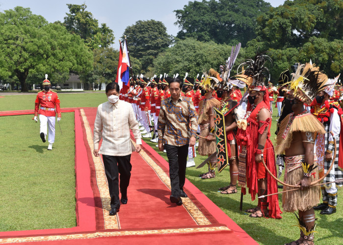 Kunjungan Presiden Ferdinand Marcos Jr. Disambut Presiden Jokowi di Istana Bogor
