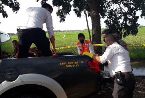 Mayat Terlilit Lakban yang Ditemukan di  Saluran Ternyata Sopir  Taksi Korban Perampokan