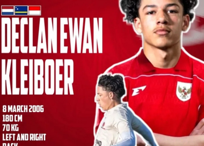 Potensial! Declan Ewan Kleiboer Bek Masa Depan Indonesia? Berpaspor Belanda Dari Curacao 