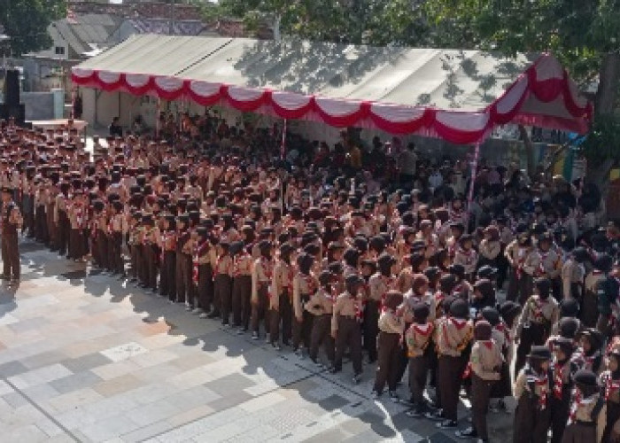 Tingkatkan Kualitas Gudep SD dan MI, Semarak GSN II Penggalang di SMP Nurul Halim Widasari