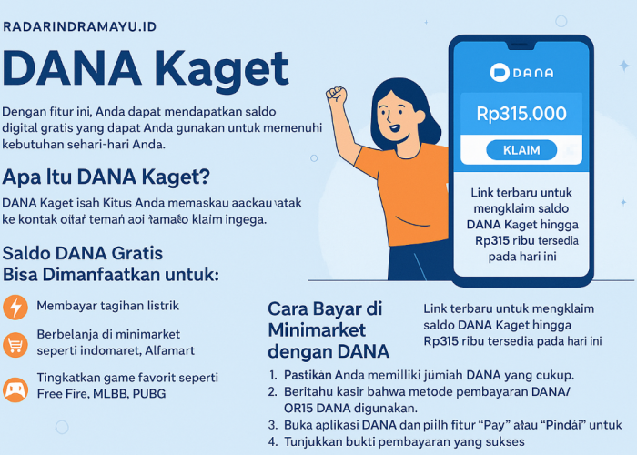 Klaim Sekarang! Saldo DANA Kaget Nominal Rp315.000 Masuk Ke Akun DANA Kamu Sekarang Juga? Buruan Ambil! 