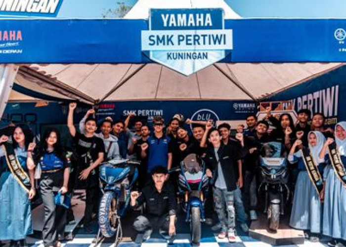 Coaching Clinic Aldi Satya Mahendra di SMK Pertiwi Kuningan, Wujudkan Mimpi Jadi Juara Pakai Yamaha R25 