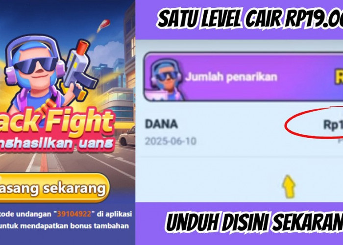 Setiap Level Dibayar Rp19.000! Unduh Aplikasi Penghasil Saldo Dana Gratis Ini dan Dapatkan Dana Kaget Hari Ini