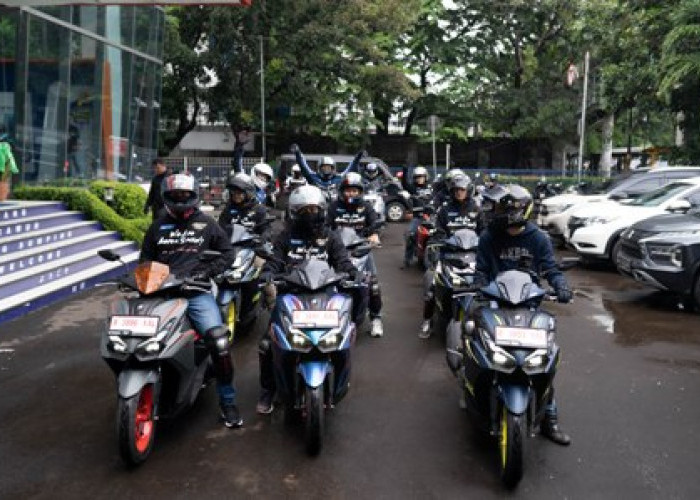 Bikers Aerox Tumpah Ruah, Nikmati Vibes We Are Aerox Society di Jakarta