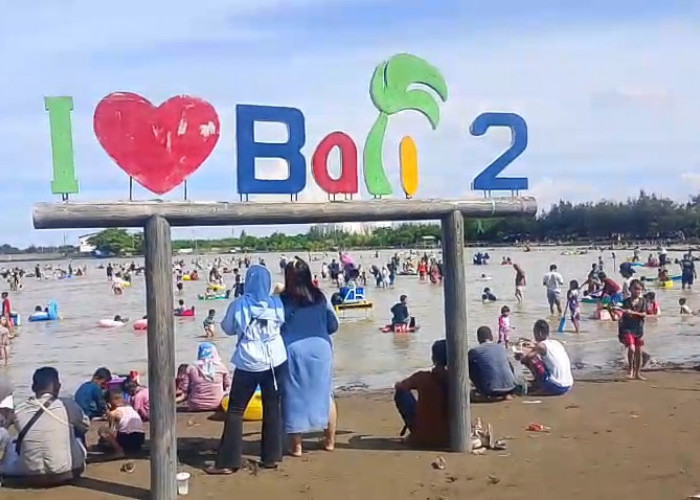 Pantai Bali 2 Jadi Destinasi Pilihan Warga untuk Habiskan Waktu Libur Lebaran