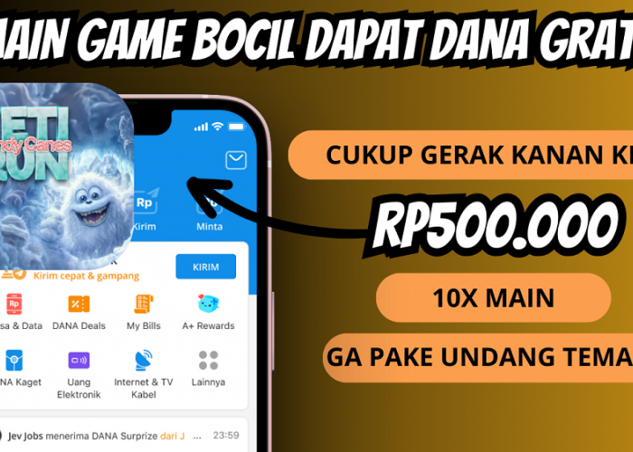 Modal Gerakin Hp Kanan Kiri Cair Saldo Dana Gratis Rp500.000 Cukup Main Game Penghasil Uang Ini! Unduh Disini