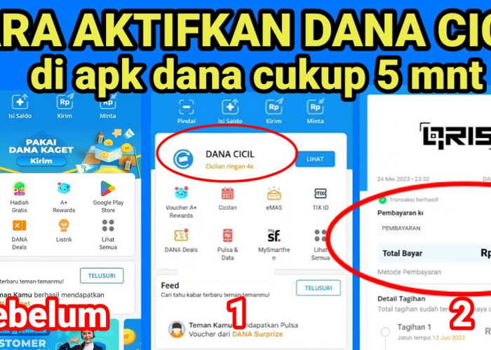 Cara Aktivasi Dana Cicil & PayLater DANA Tanpa KTP, Bisa Dapat Limit Besar!