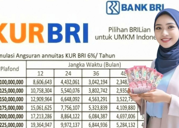 Segini Angsuran 10 Juta dari KUR BRI, Nikmati Cicilan Ringan Mulai dari 216 Ribu Plus Bunga Flat 3%
