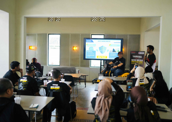 Yamaha Jawa Barat Kolaborasi Bersama ISMN Gelar 'New Media Creative Ride' di Kota Bandung