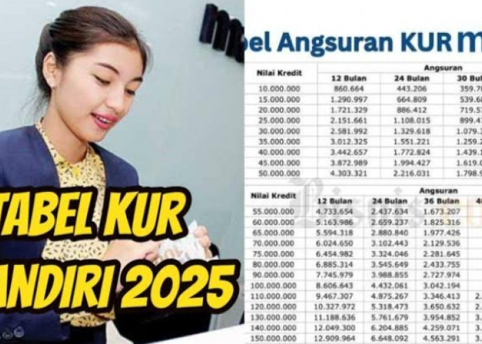 Cek Sekarang Tabel Angsuran KUR Bank Mandiri 2025: Proses Mudah & Cair Cepat! Suntikan Dana Rp10-100 Juta 
