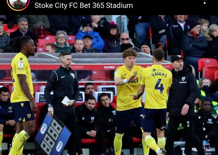 Soal Debut Ole Romeny, Pelatih Oxford United Gerry Rowett; Stoke City Hampir Dijebol, Kurang Beruntung 