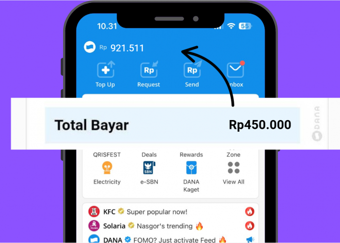 Cess! 5 Cara Ambil Saldo DANA Gratis Masuk ke Kantong Digital Senilai Rp450.000, Cek Syarat Klaimnya Berikut!