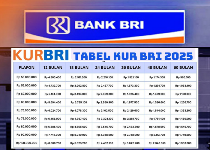 Limit Pinjaman Hingga Rp500 Juta! Simak Syarat Mudah Ajukan Pinjaman KUR BRI 2025 Lengkap Dengan Tenornya