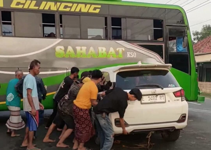 Laka Lantas di Jalan Raya Tambi, Dua Orang Luka Ringan 