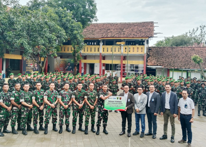 Fasilitasi Layanan Perbankan, BRI Bersama Marshelling Area Brigif TP 34/CB dan Yonif TP 889/GW Jalin Kerjasama