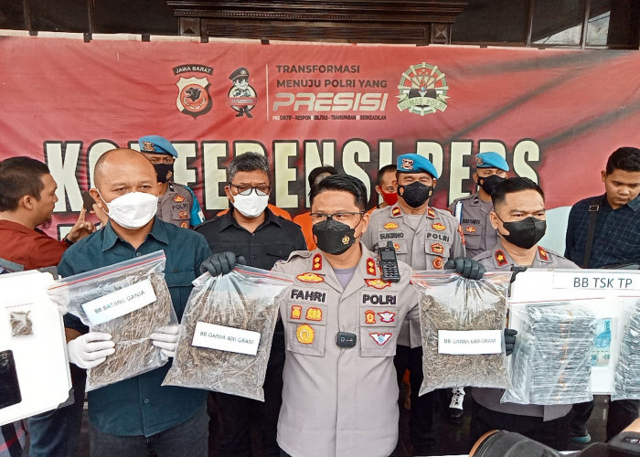 2 Pengedar Ganja di Cirebon Ditangkap, Sempat Touring Komunitas Motor