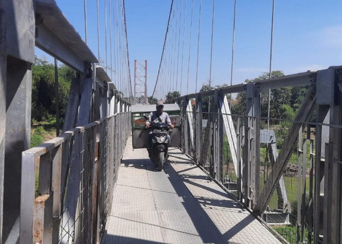 Warga Sambut Baik Jembatan Gantung Bondan- Gadel 