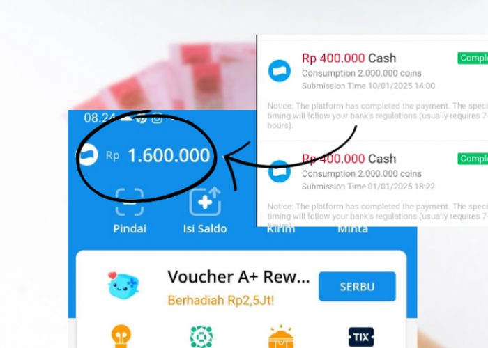 Modal Tap-Tap Bisa Dibayar Rp 400.000, Cara Dapatkan Uang dari Aplikasi Penghasil Saldo DANA yang Lagi Viral