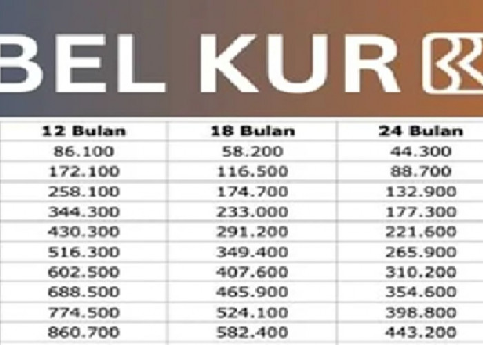 Berapa Cicilan KUR BRI Rp10 Juta per Bulan? Cek Hitungan Lengkapnya!