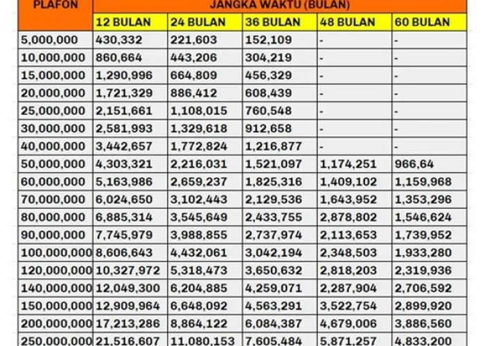 Gak Pake Jaminan, Bisa Dapat Rp100 Juta! Cek Simulasi Angsuran KUR Mandiri 2025, Cicilan Mulai Rp300 Ribuan!