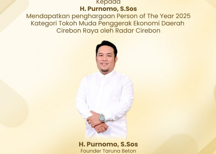 Apresiasi untuk H Purnomo, Tokoh Muda Penggerak Ekonomi Daerah 2025