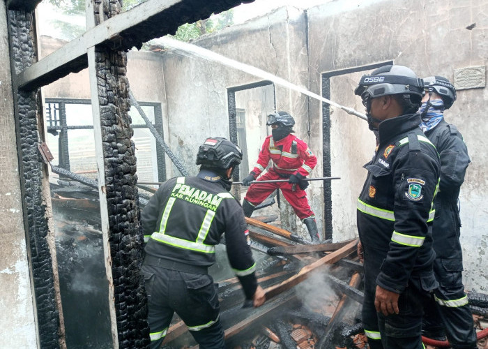 Rumah di Mekarsari Ludes Terbakar, Tidak Ada Korban Jiwa