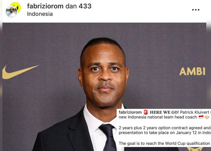 BOCOR! Fabrizio Romano Sebut Pelatih Baru Timnas Indonesia adalah Patrick Kluivert, Kontrak 2 Tahun