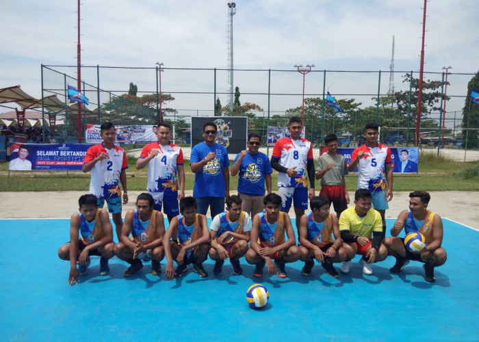 DPC Demokrat Indramayu Gelar Turnamen Bolavoli AHY Cup 2022