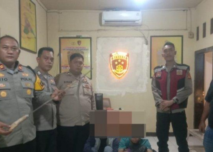 Dua Remaja Bersenjata Tertangkap saat Hendak Membegal di Juntinyuat 