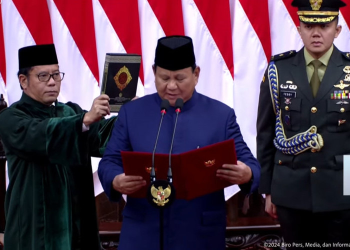 SAH! Presiden Wakil Presiden RI 2024 - 2029 Dijabat Prabowo Subianto - Gibran Rakabuming Raka