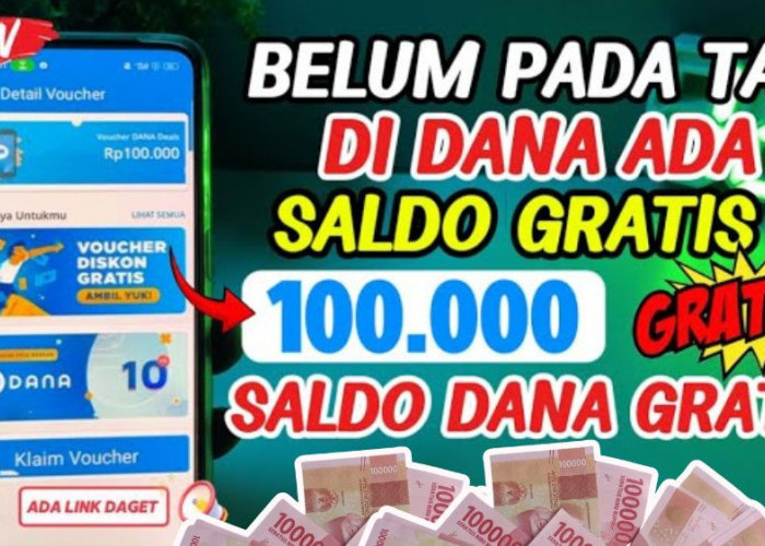 Cuma Klik dan Share! Cara Dapat Saldo DANA Sampai Rp100.000 Langsung Masuk ke Dompet Digital Kamu!