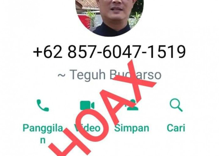 Marak Penipuan Mengatasnamakan Pejabat Diskominfo Buka Layanan Call Center