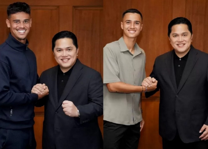 Erick Thohir Umumkan Mees Hilgers dan Eliano Reijnders Bahwa Permohonan Naturalisasi Segera di Sahkan Jokowi