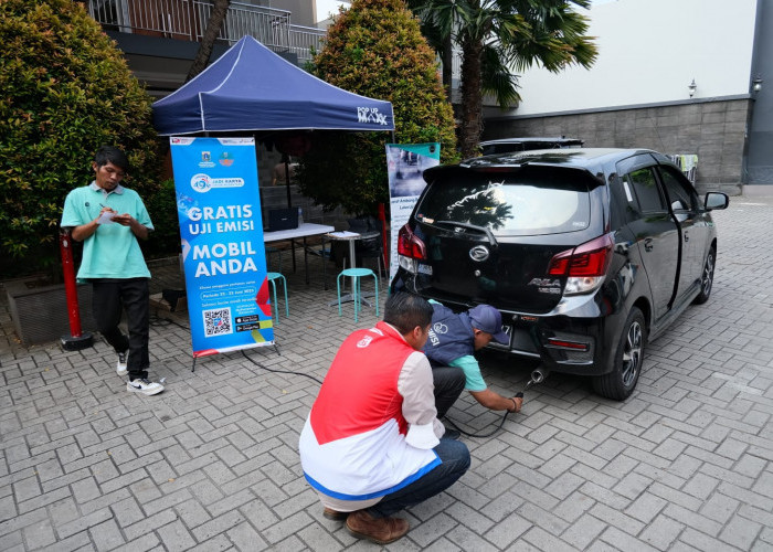 Pertamina Patra Niaga Regional JBB Adakan Uji Emisi Gratis Bagi Konsumen Pertamax Series