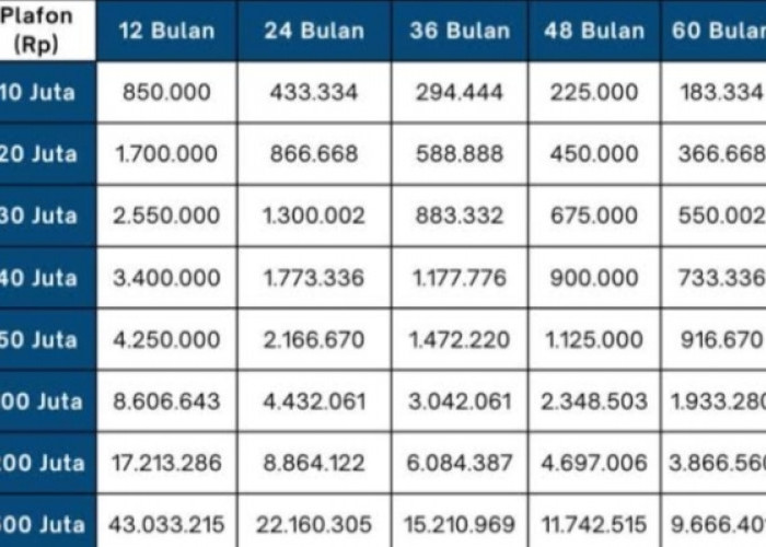 Pinjaman KUR BRI 2025: Suntikan Dana Rp10-500 Juta, Pakai Tenor Tahunan Angsuran Jadi Lebih Ringan 