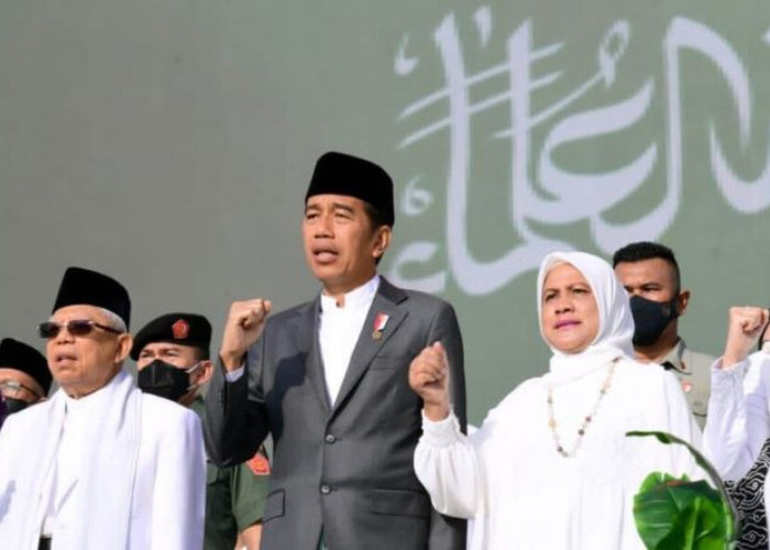 Presiden Jokowi Hadiri Resepsi Puncak Satu Abad NU di Gelora Delta Sidoarjo