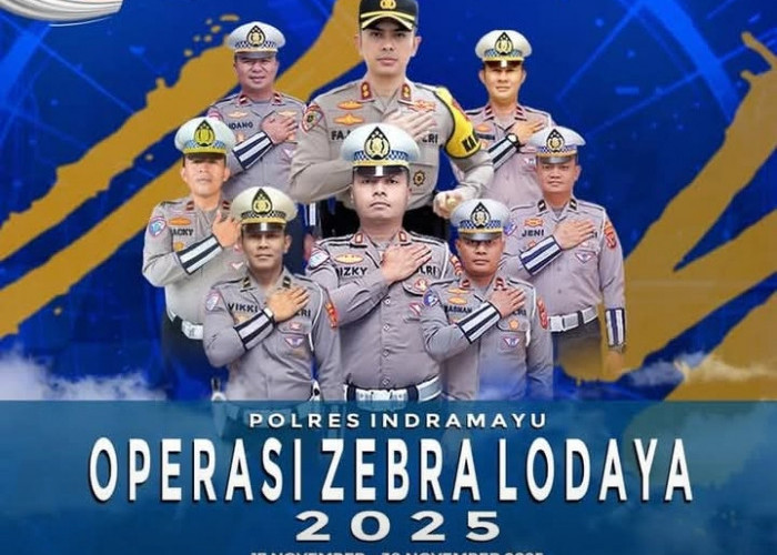 Operasi Zebra Lodaya 2025, Satlantas Polres Indramayu Imbau Warga Tertib Berlalu Lintas 