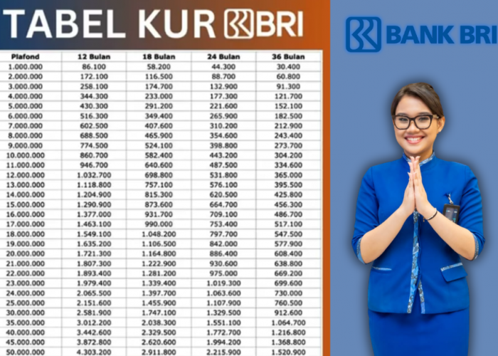 Dapat Pinjaman Untuk Modal Usaha Bisa Sampai Rp100 Juta? Cek Tenor Dan Cicilan KUR BRI 2025 Disini Sekarang!